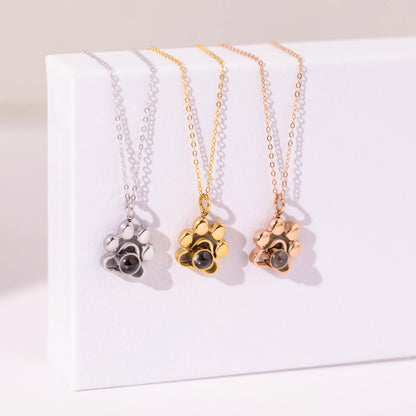 Paw necklace